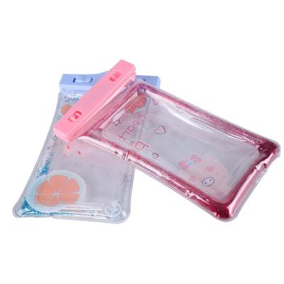 China New Design Universal PVC Water Cheap Mobile Phone Clear Ziplock Bags Proof Portable Wholesale Waterproof Material for sale