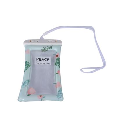 China Portable Wholesale Custom Durable Clear Waterproof Cell Phone Pouch Waist Bag PVC Ziplock Bag For Phones for sale