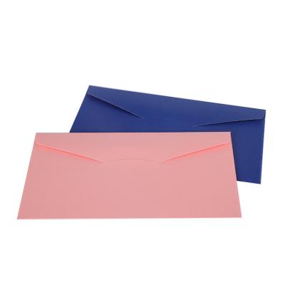 China Recycled Materials Customized Multi Color To Accept Embossed Logo Printed Various Occasions Paper Envelope for sale