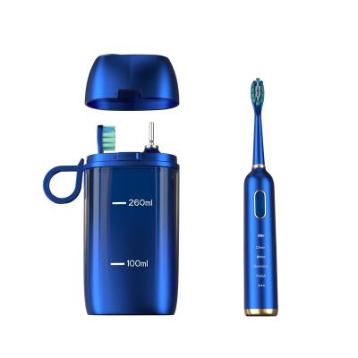 China Sonic Portable Electric Toothbrush UV Sanitizing Electric Toothbrush For Travel 1500Mah+500Mah for sale