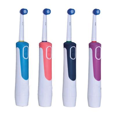 China ABS Chinese Supplier Fashion New Electric Toothbrush For Adult Double Head Electric Toothbrush Battery Operated Electric Toothbrush for sale