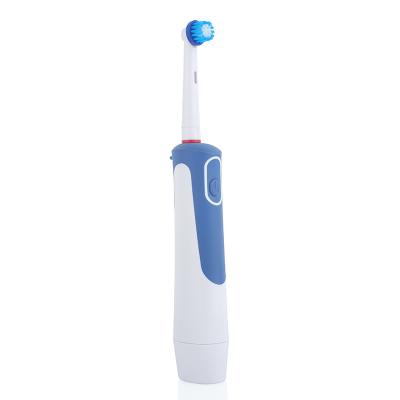 China Newly Developed ABS Multi-pattern IPX7 Waterproof Battery Powered Electric Spinning Rechargeable Toothbrush for sale