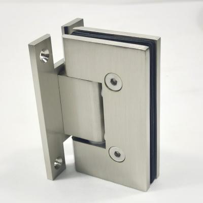 China H Back Plate Geneva Brass Full Wall To Glass Hinge For Shower Door for sale