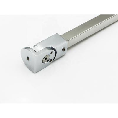 China Modern High Quality Glass Stainless Steel Shower Door Hardware Shower Support Bar for sale