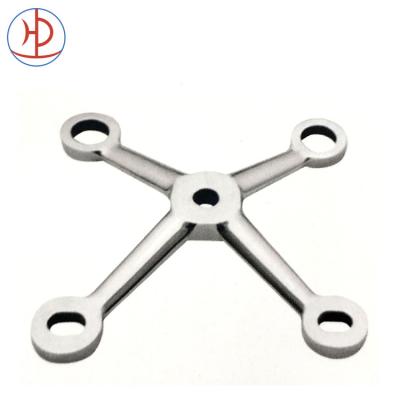 China 304 / 316 Stainless Steel 316 Frameless Glass Spider 304 Stainless Steel Wall Fittings for sale