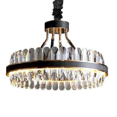 China Modern Glass Chandelier Light Bead Pendant Lights Frame Hotel Led Crystal Lighting Modern Chandelier for sale