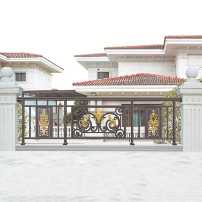 China Modern Porcelain Easily Assembled Custom No Dig Black Aluminum Palisades Art Screen Fencing System With Low Price for sale