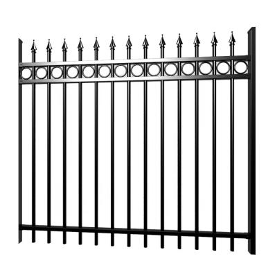 China Easily Assembled Prefab Water Proof Fencing Safety Brown/Clear Metal Iron Pool Fence Black/White Swimming Fence for sale