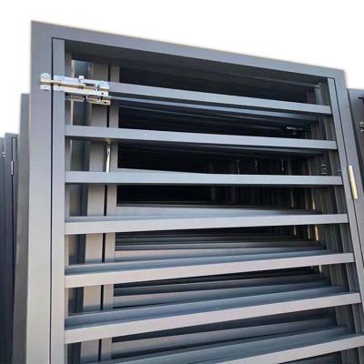 China Factory Sale Aluminum Tube Profile Fence Materials Easily Assembled Pickets For Fence for sale