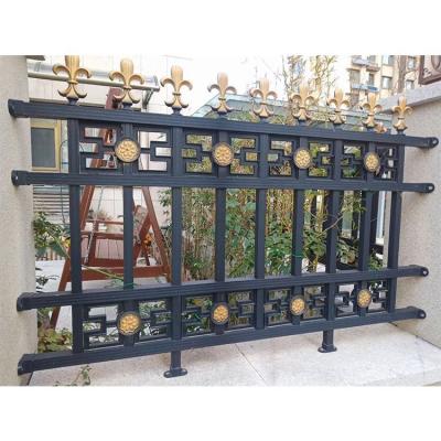 China Modern Porcelain Easily Assembled Custom No Dig Aluminum Alloy Palisades Screen Fencing System With Low Price for sale