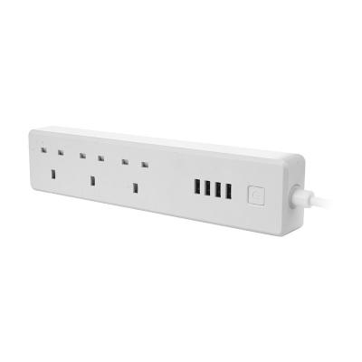 China Hot Selling Amazon Wifi Smart Home Electronic Power Strip, Countdown Function Voice App Control Wifi Smart Plug for sale