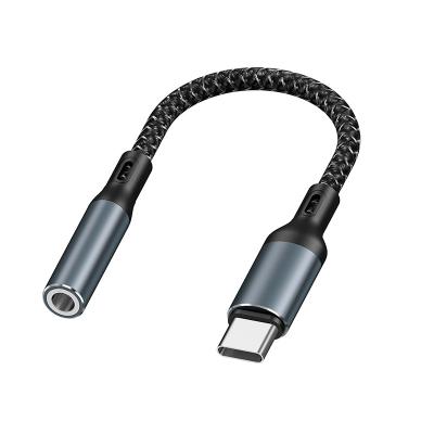 China Telephone adapter type aux. C 3.5mm USB C To 3.5mm Earphone Jack Aux Audio Cable For Google Pixel 3 4 XL iPhone Mac for sale