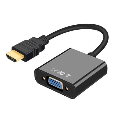 China Hot Selling Multimedia HDMI To VGA Converter Female Connector for sale