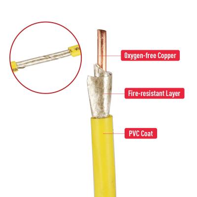 China Underground Hot Sale Single Core Copper PVC Insulated 1.5mm 2.5mm 4mm 6mm House BV Wiring Electrical Cable And Wire Building Wire for sale