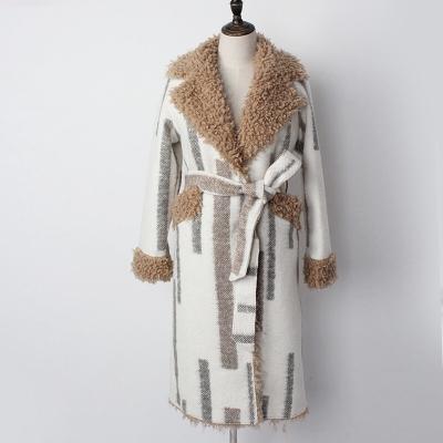 China High Quality Casual Lambswool Winter Fur Coat Women Winter Coat for sale