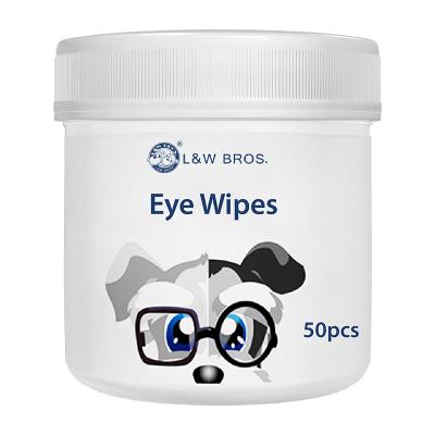 China Stocked Wipes Wet Pet Eye Dog Cat Tear Stain Remover Cleaning Paper Towels Wipes for sale