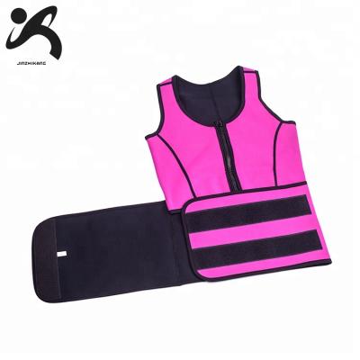 China New Arrival Breathable Neoprene With Waist Trainer Belt Sauna Body Shaper Slimming Vest for sale