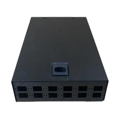 China Communication ODF Patch Panel 4 Port 8 12 24 48 SC/ST Cold Sheet Fiber Optic Terminal Distribution Boxes for sale