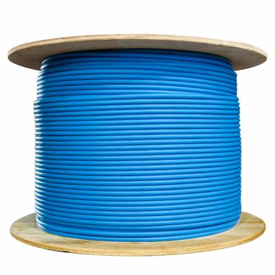 China Unprotected twisted pair communication 23AWG 24AWG 4 pairs cat6 pure oxygen free copper cable 305m for sale