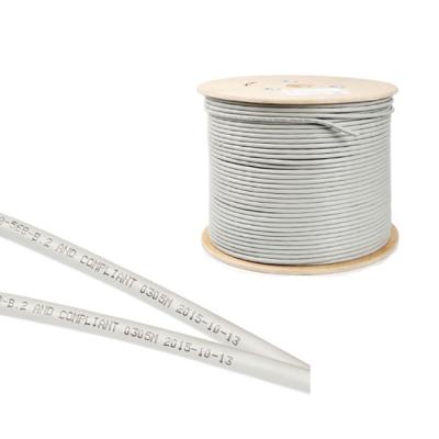 China Communication ready to ship twisted 4 pair sftp cat6 utp oxygen free cable 305m pure copper roll with 24AWG 23AWG for sale