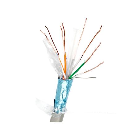 China Communication 0.525 0.565 pure copper twisted pair armored cat6 ethernet cables with 305m/roll for sale