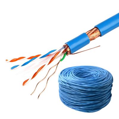 China High speed professional cat5e outdoor communication cable waterproof pure copper LAN cable 305m 1000ft for sale