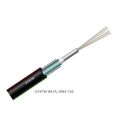 China Welcome Outdoor Communication OEM ODM Cable 8A 1AM 8 - 150 GYXTW Fiber Optic Cable With 2-12 Cores for sale