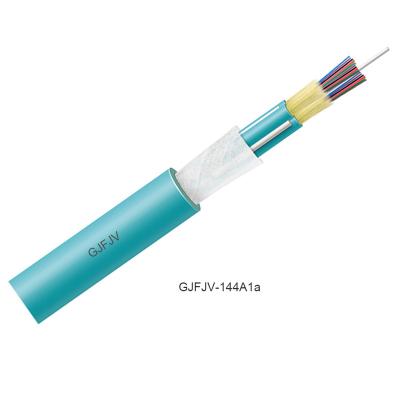 China Professional Indoor Communication China Factory 4-144 Core Network Cable Yarn GJFJV Fiber Optic Cable OS2 OM3 OM2 for sale