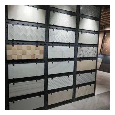 China Decoration Ventilation Building Customized Floor Showroom Sample Display Stand Ceramic Tiles Show Racks for sale