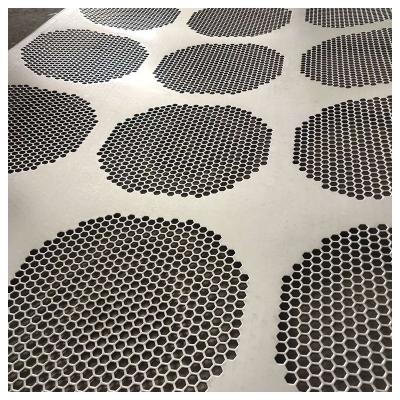 China Variety And Easy To Install Stainless Steel Plate Round Hole Stainless Steel Net Punch Perforated Metal Sheet for sale