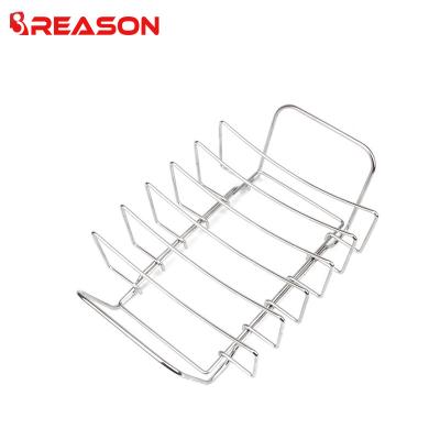 China Easily Cleaned Stainless Steel Rib Rack, Rosting Chicken BBQ China Supplier Heat Resistant Accessories for sale