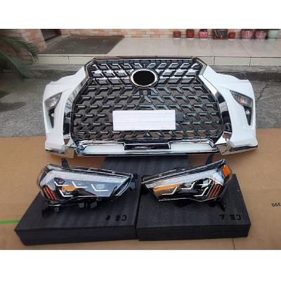 China New ABS retrofit kit facelift kit body kit for toyota 4 RUNNER 2014-2020 upgrade Lexus style for sale