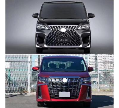 China LM 300 ABS Body Kits Upgrade For Toyota Alphard And Vellfire 18-20 Year With Hood Head Lamps And Teardrop Diffuser for sale