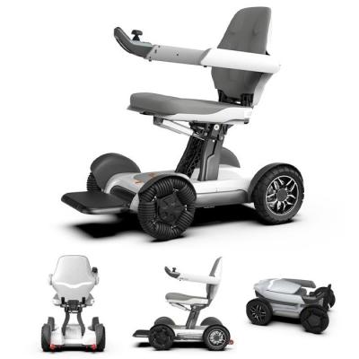 China Foldable electric scooter radio good price lithium battery remote control mobility scooter wheelchair 101*59*93H cm for sale