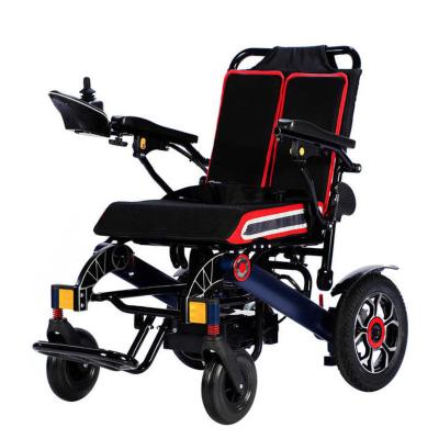 China Aluminum Alloy For Sale Folding 500W Auto Folding Disabled Auto Remote Motor Smart Electric Wheelchair Recliner Wheelchair for sale