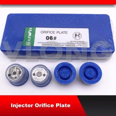 China Fuel System Common Rail Control Valve Injector Orific Plate 06# For 095000-5471 095000-5511 095000-6650 095000-6510 095000-8903 095000-8480 for sale