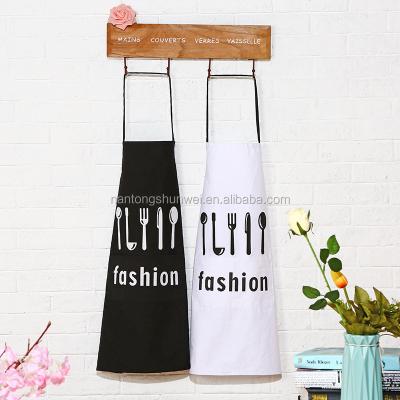 China New Design Casual 100% Cotton Kitchen Apron And Promotion Cooking Apron for sale