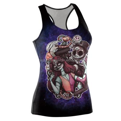 China Wholesale Cheap QUICK DRY Halloween Costume Customs T-shirt Vest For Women for sale