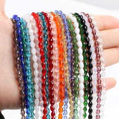 China Xichuan Earring 23 Colors Gemstone Rice Wholesale Loose Crystal Stone Beads For Jewelry Making Bracelet Necklace Handbag Accessories for sale