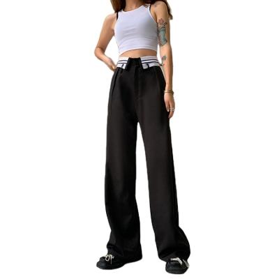 China QUICK DRY factory directly supply hot street style high waist casual pants flares pants for female for sale