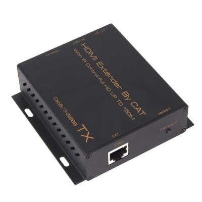 China New Design IP Extender 120m 150m HDMI To IP Converter Over TCP/IP By Cat5e/6/7 HDEX008M1-TX+RX for sale