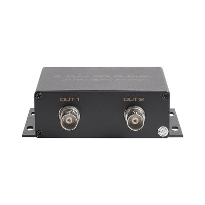 China SDI Format Multimedia 2 Port Adapter Splitter HD 3G SD Into 2 SDI Splitter For Multimedia Support 3D for sale