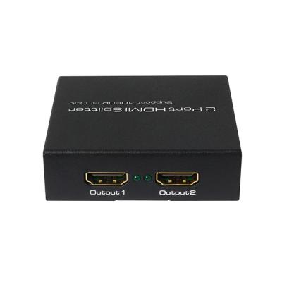 China HDTV 4K Ultra HD HDMI Splitter 1X2 HDMI Video Splitter 1 Into 2 HDMI Splitter 2 Ports For HDTV Support 3D for sale