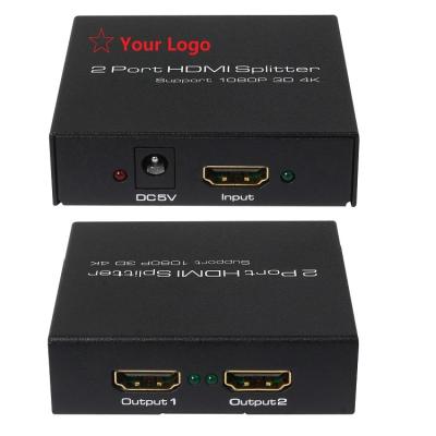 China Full HD 1080P UHD 2.0 HDCP2.2 4K 60Hz 4 Port OEM 8 Port 1 In 8 Out 1x2 1x4 1x8 HDMI Splitter 1 In 2 Out 4K HDMI Video Splitter SP14002M for sale