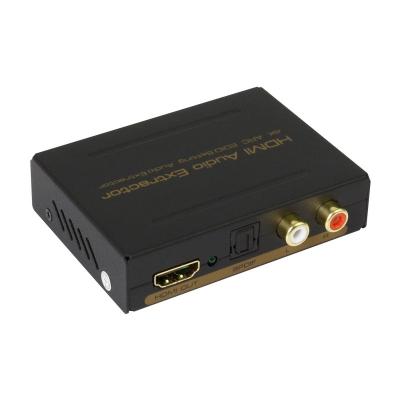 China Support Audio 3D 4K 1080P HDMI 5.1 SPDIF 2CH LR out of HDMI Converter Audio Extractor for sale