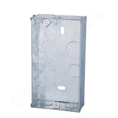 China British Style 2-G 3x6 Galvanized Steel BS Switch Box for sale