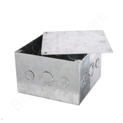 China Not In Rust Easy Saudi Arabia Hot Sale 100X100X50 Size Steel Empty Electrical Junction Box for sale