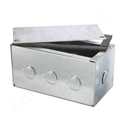 China Chile Steel Market Hot Selling Galvanized Electric Welded Box With Rubber Cover And Gasket for sale