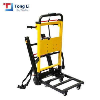 China Industrial Aluminum Electric Stair Climbing Trolley With Track Device Dolly For Stairs for sale