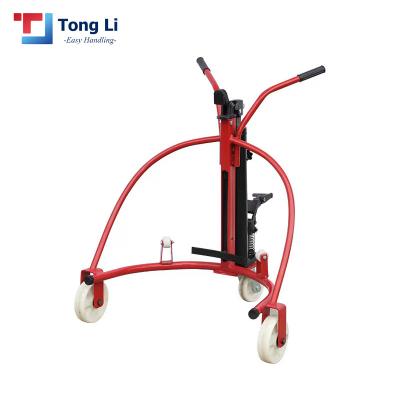 China Hydraulic Machinery Repair Shops 250KG 300KG Manual Oil Drum Carrier With Fixers for sale